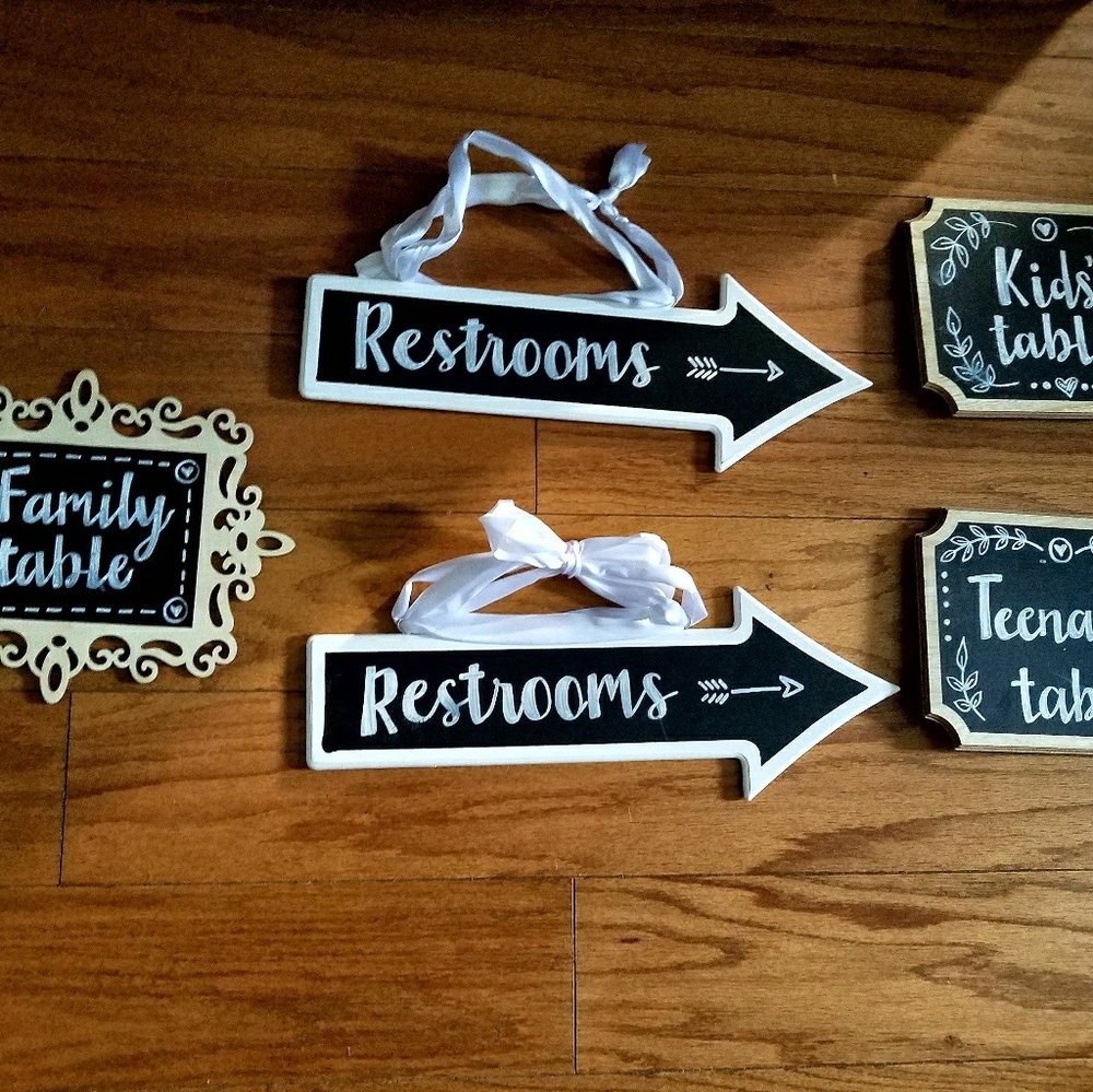 Wedding signs